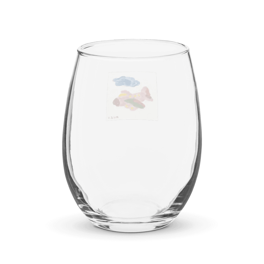 Kid Airplane (Stemless Wine Glass) product image (4)