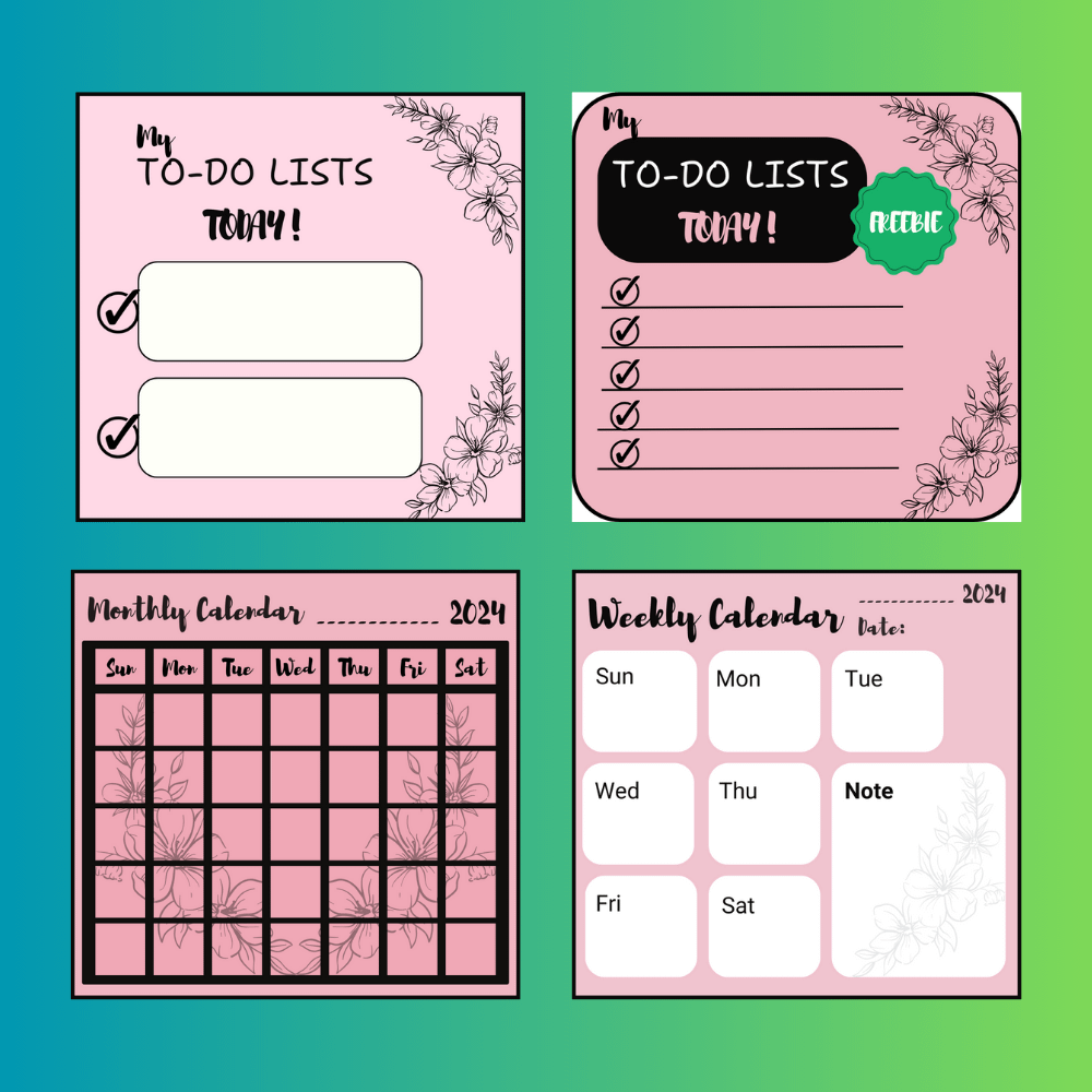 Bundle of Printable Planners product image (5)