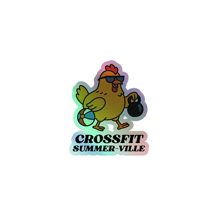 Summer-Ville Holographic Sticker product image (1)