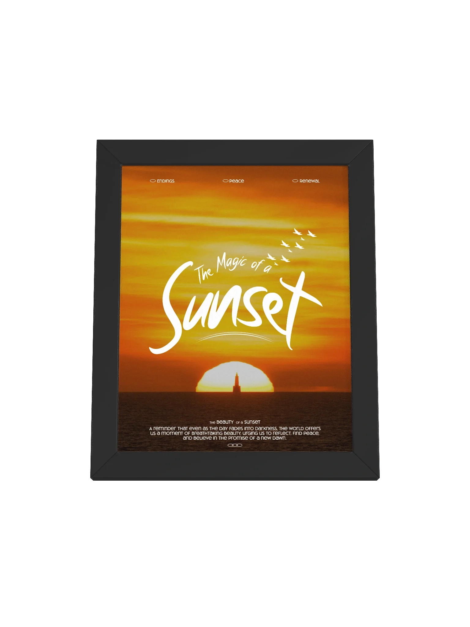 Sunset Serenade Framed Poster product image (2)