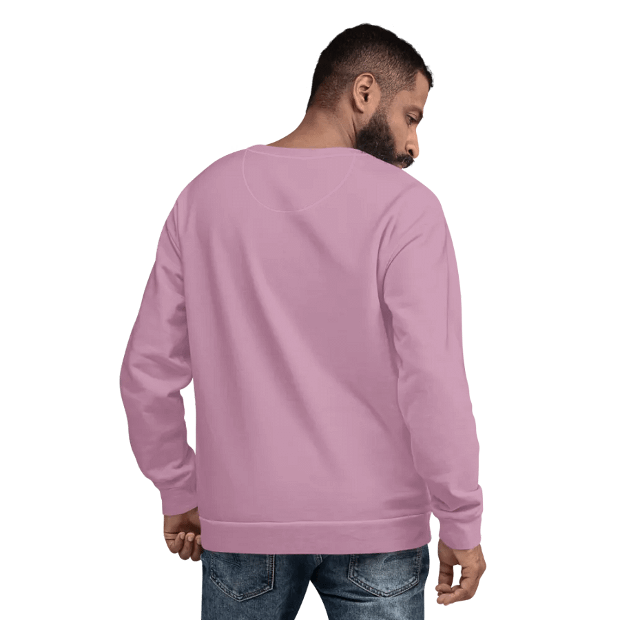 Plain Lilac Purple Soft Summer Unisex Recycled Polyester Heavyweight Premium Sweatshirt by Treasure Pie product image (9)