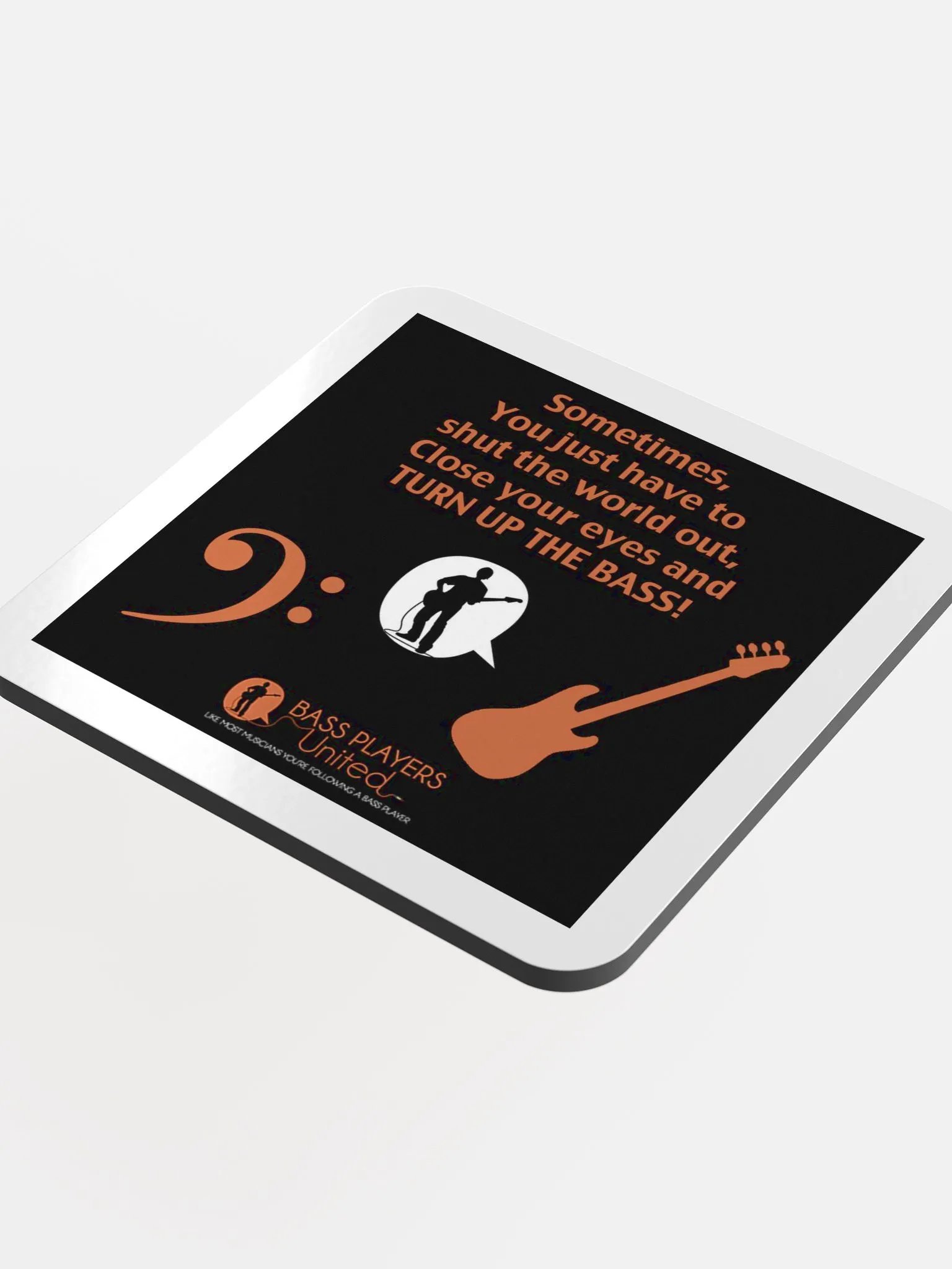 Sometimes - Glossed Cork Coaster product image (4)