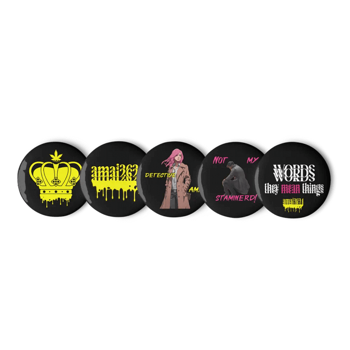 Amai-isms Pin Set #1 product image (1)