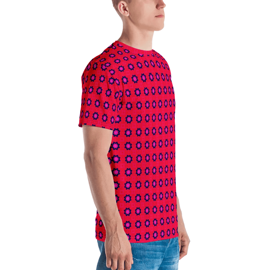 Abstract Red Men's Crewneck T Shirt product image (5)