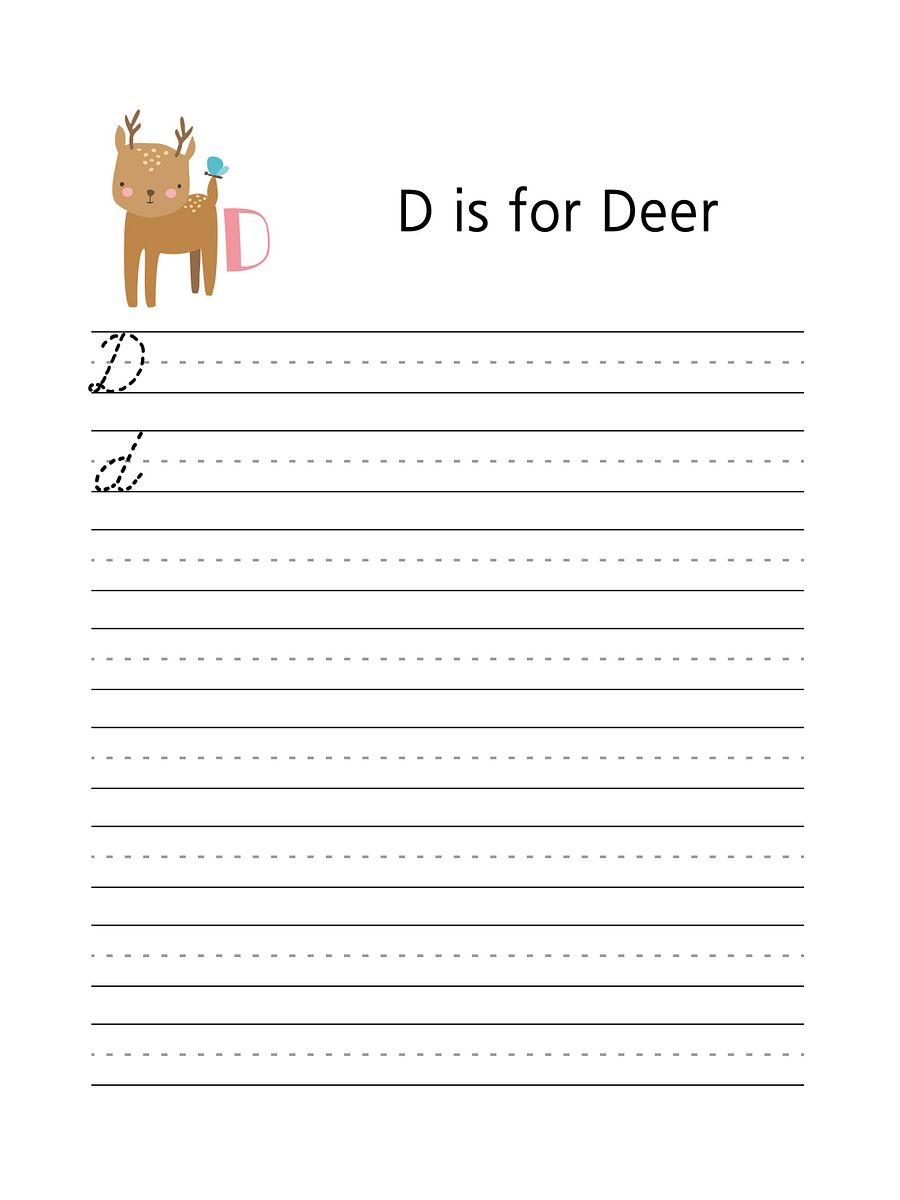 Cursive Writing Worksheets with Animal ABCs product image (3)