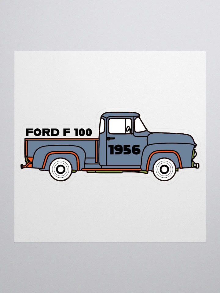 Vintage 1956 Pickup Truck Sticker product image (2)