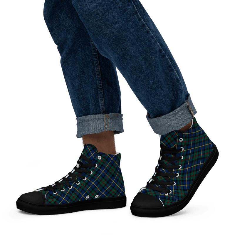 MacLeod of Skye Tartan Men's High Top Shoes product image (5)