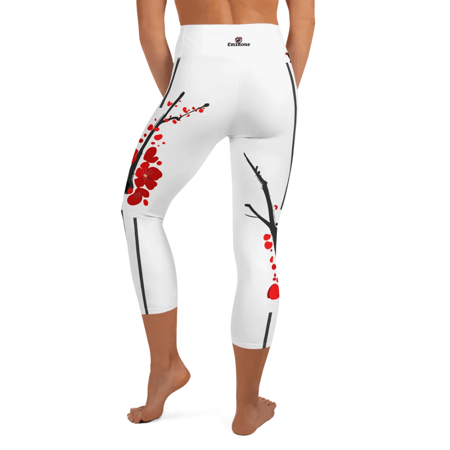 Sakura Blossom Burst - Print Yoga Print Leggings product image (5)