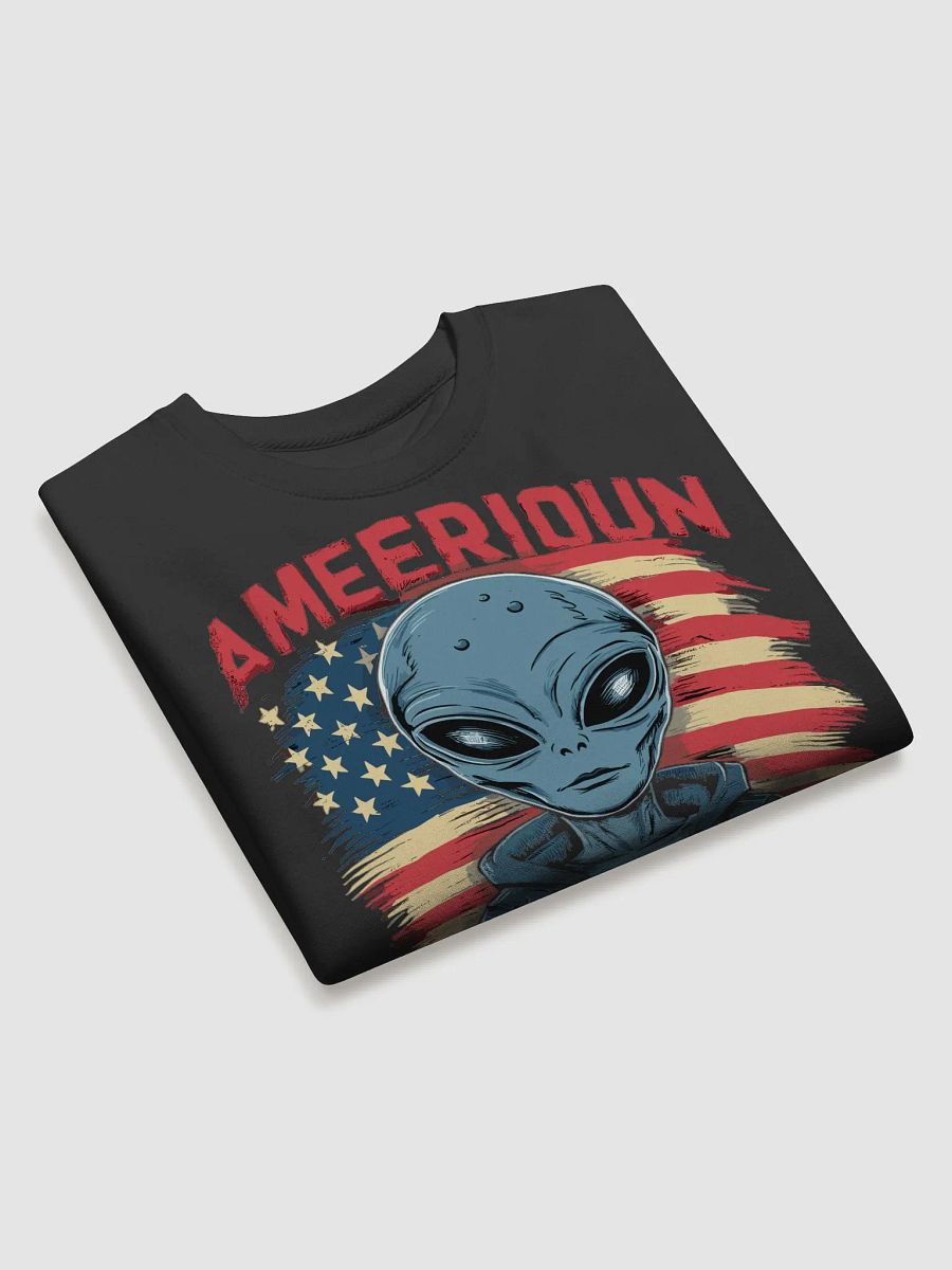 Novelty alien with American flag product image (3)