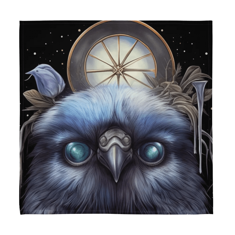 Premium Cloth Napkin Set: Under bird's mysterious gaze product image (6)