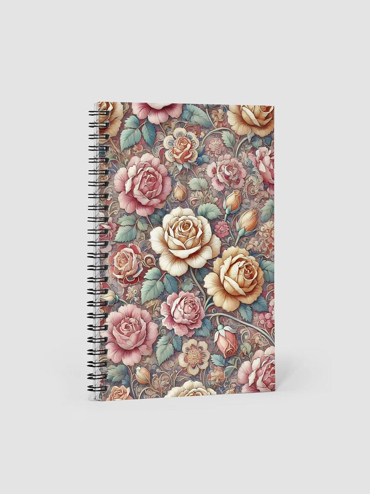 Royal Floral Spiral Notebook product image (1)