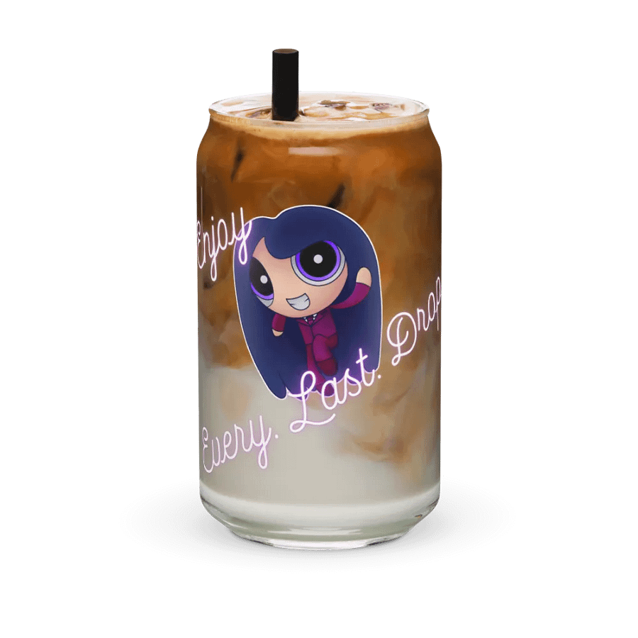Enjoy Every. Last. Drop Can-shaped glass product image (6)