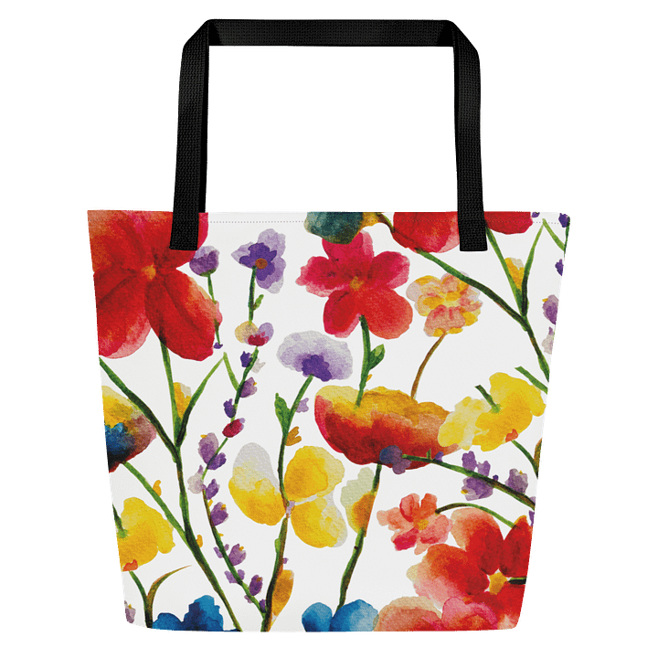 Blossom Burst Large Tote Bag product image (1)