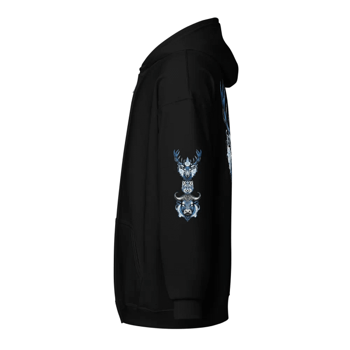 Blue Stag Back Vixen Games zippy Hoodie product image (2)