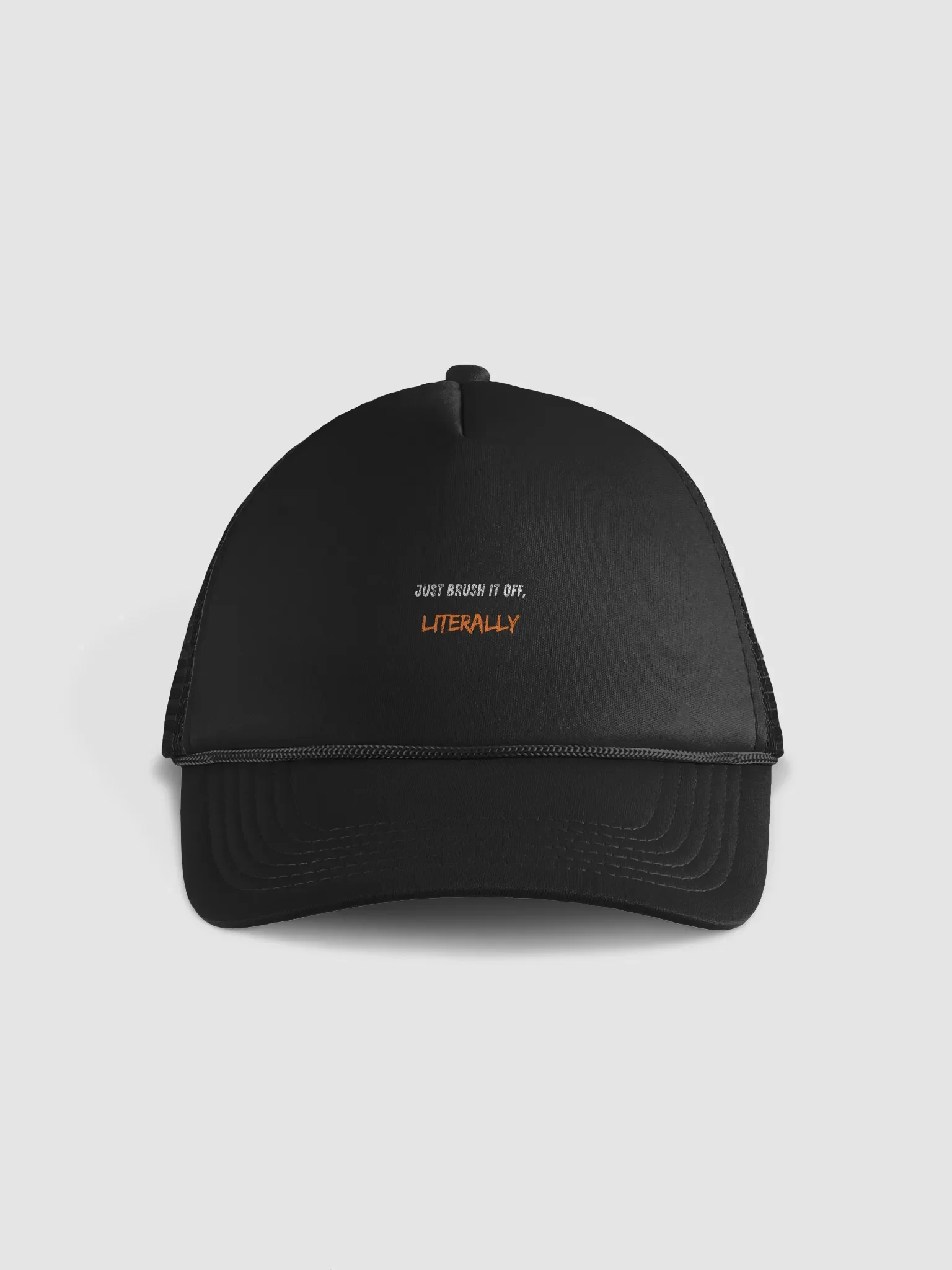 Motivational Brushstroke Black Cap product image (1)