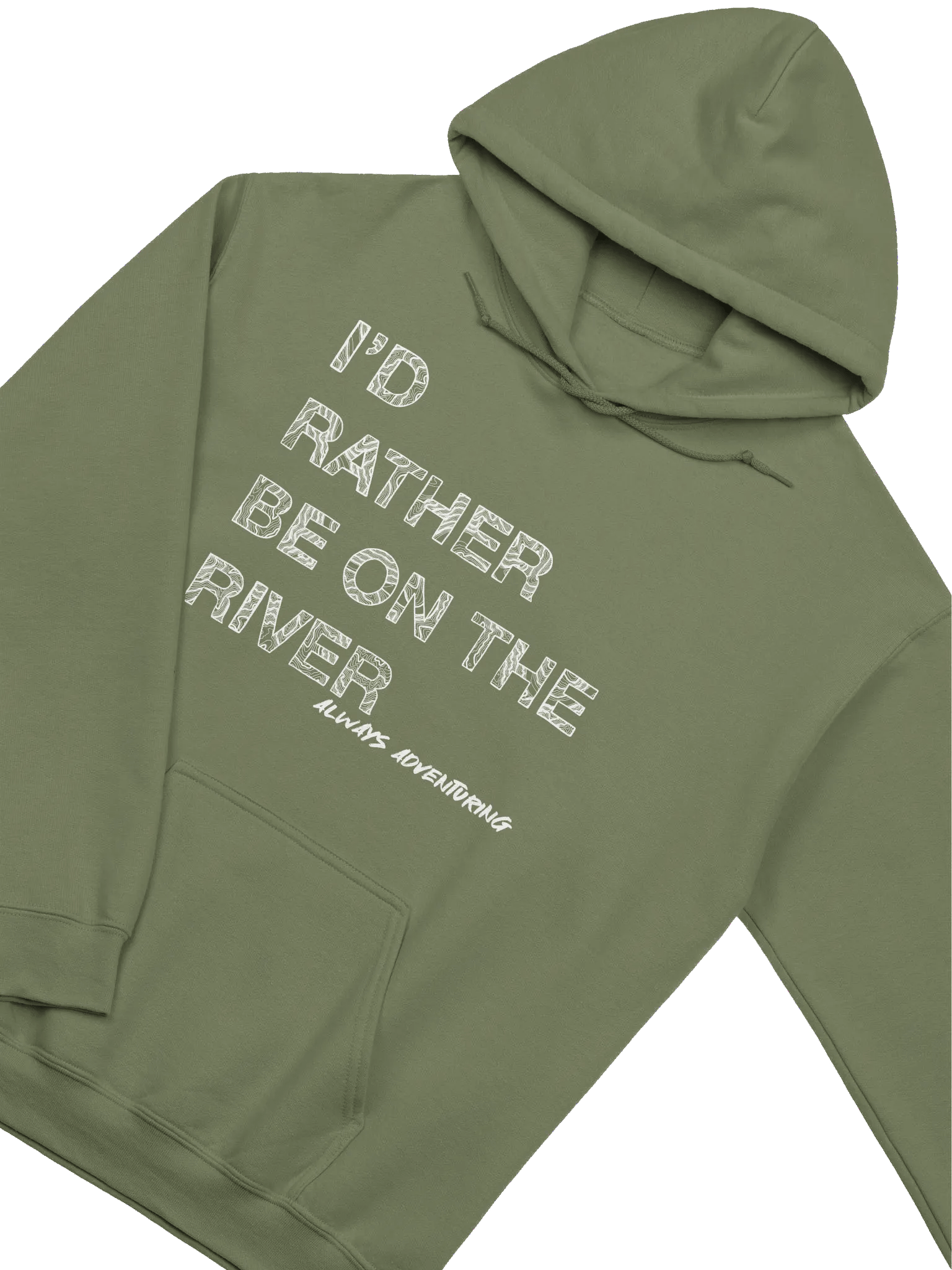 I'd Rather be on the River Hoodie product image (6)