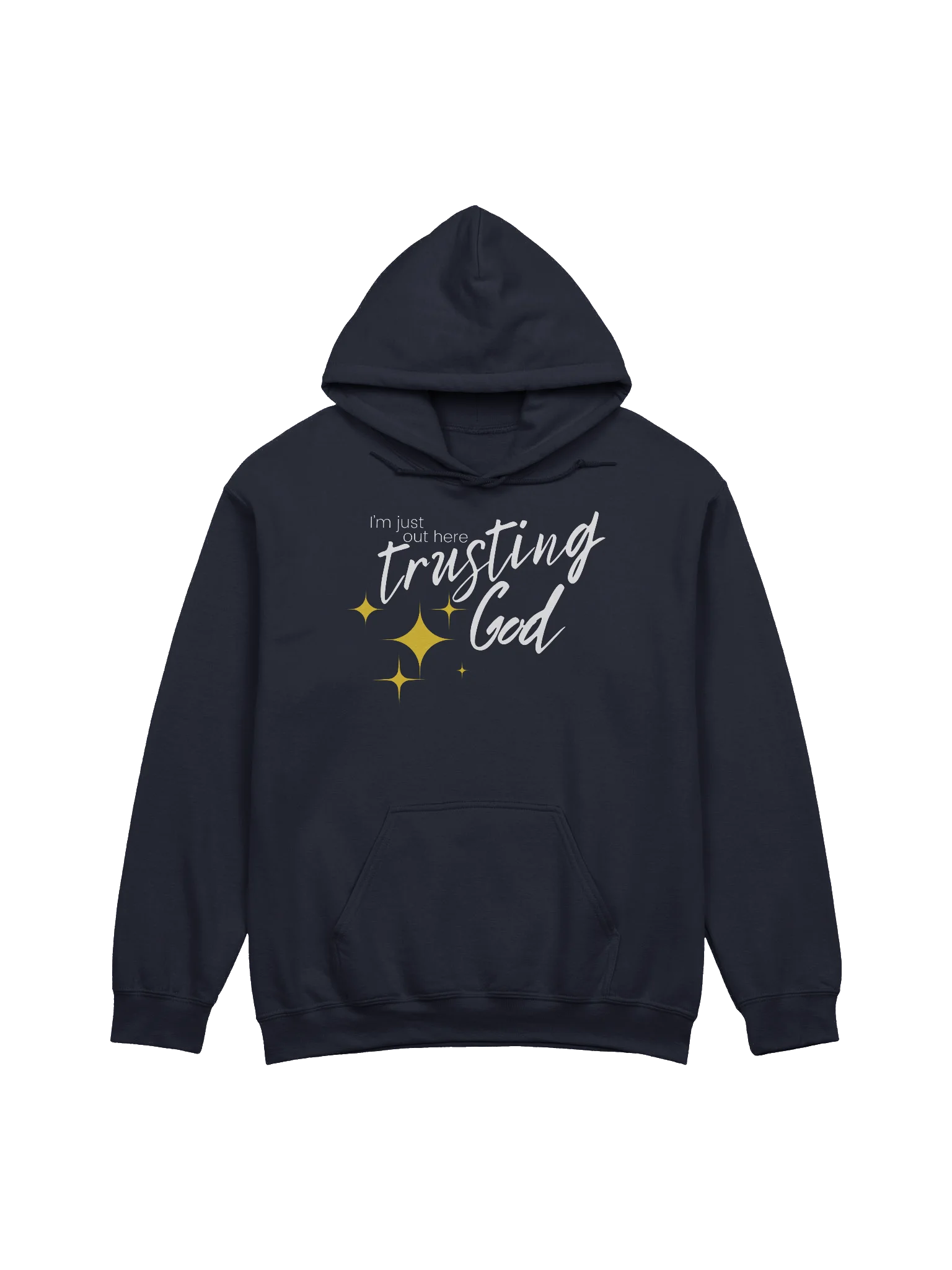 I'm Just Out Here Trusting God - Unisex Hoodie, Hooded Sweatshirt product image (2)