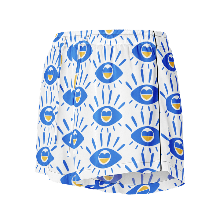 Chic Comfort: Golden Logo All-Over Women's Pajama Shorts product image (1)