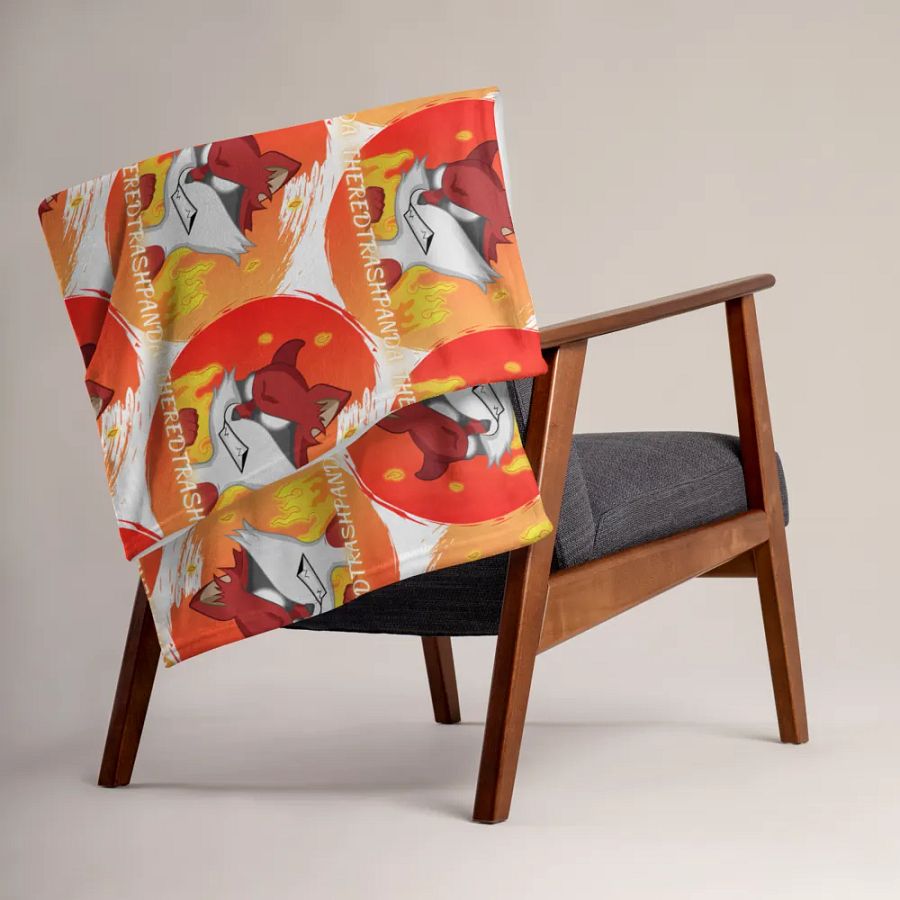 Red Trash Panda Rage Emote Blanket product image (15)