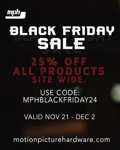 BLACK FRIDAY SALE 
25% off all products site wide.

USE CODE: MPHBLACKFRIDAY24
VALID NOV 21 - DEC 2

Build YOUR Creator Rig. ...