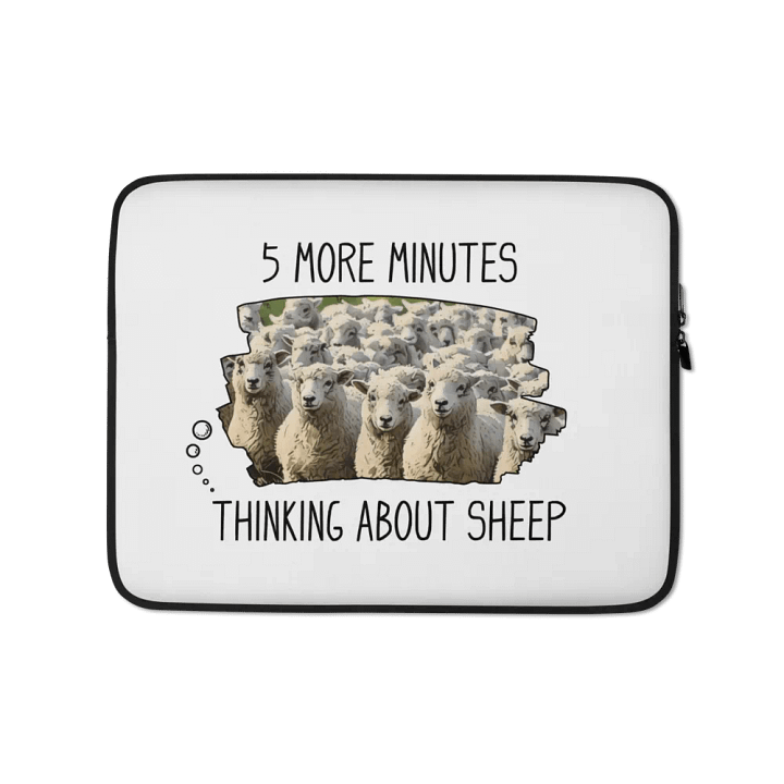 Funny Sheep Laptop Sleeve product image (1)