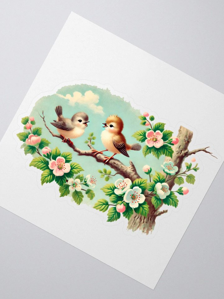 Harmony of Nature Adorable Birds Stickers product image (6)