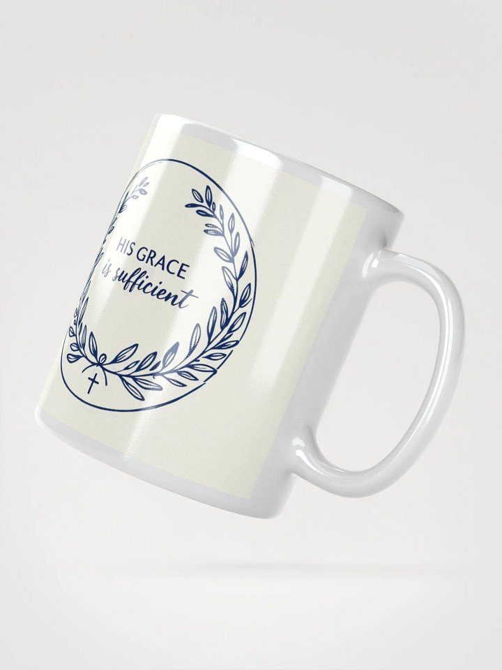 His Grace is Sufficient Christian Mug | 2 Corinthians 12:9 product image (2)