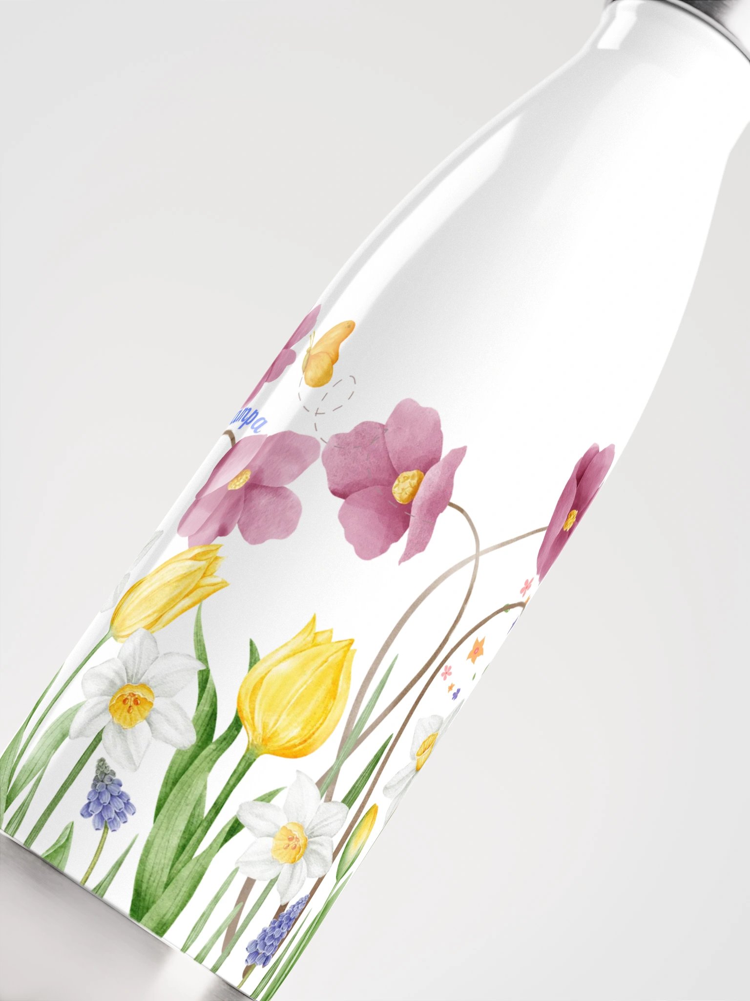Blooming Beauty Stainless Steel Water Bottle product image (10)