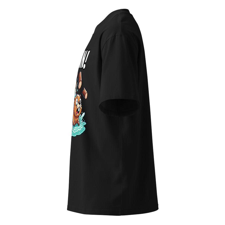 DAMN! Bad Luck Beaver - Funny Meme T-Shirt - Stanley/Stella Unisex Organic Oversized T-Shirt SATU020 product image (4)
