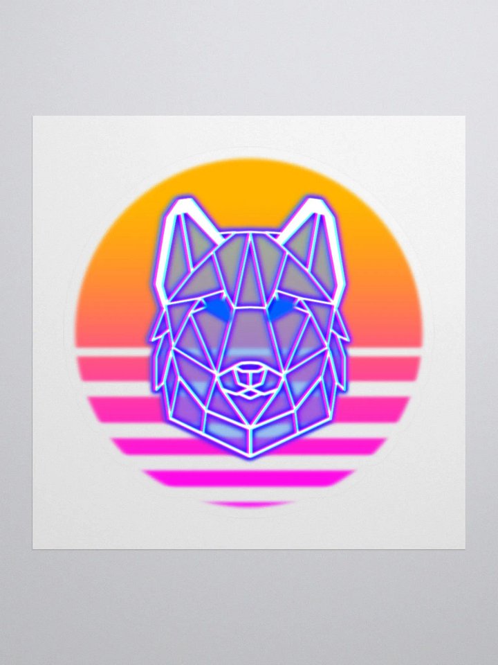 Husky Sunrise Sticker product image (1)