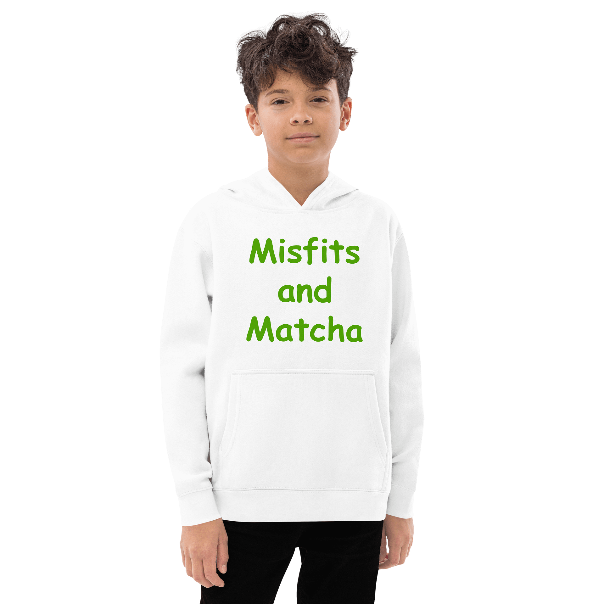 Kids Misfits and Matcha Name Pullover Hoodie product image (7)