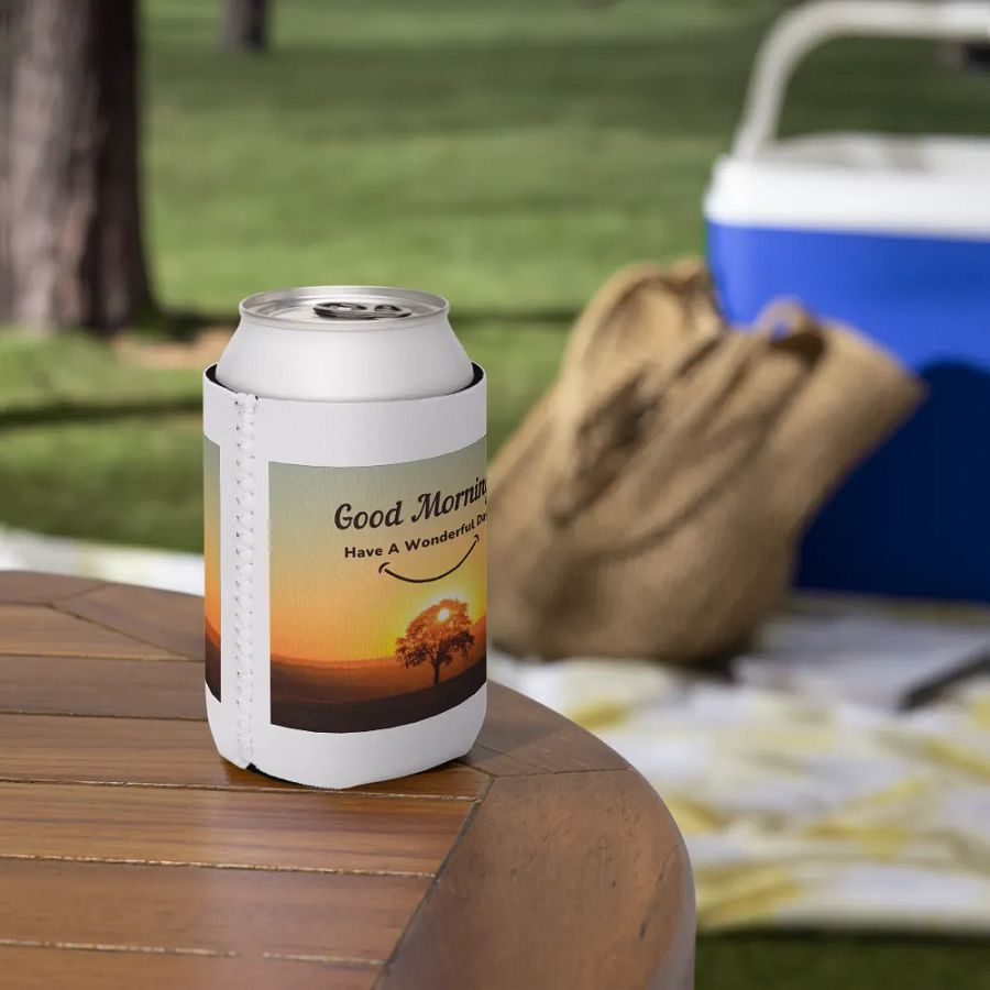 Smiling Sunrise Can Cooler product image (6)