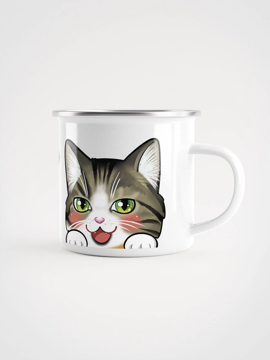 Cat Mug (Enamel) product image (1)