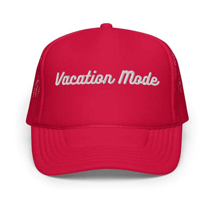 Otto Foam Trucker Hat | Vacation mode product image (2)
