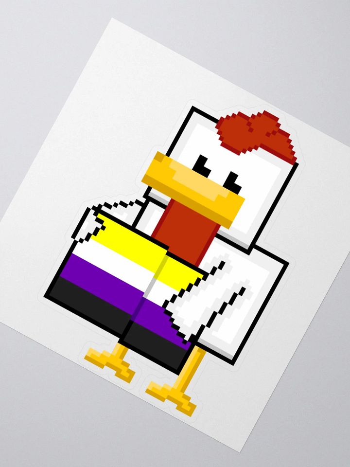 Nonbinary Pride Sticker product image (6)