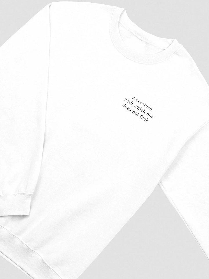 Creature With Which One Classic Crewneck Sweatshirt Embroidered product image (21)