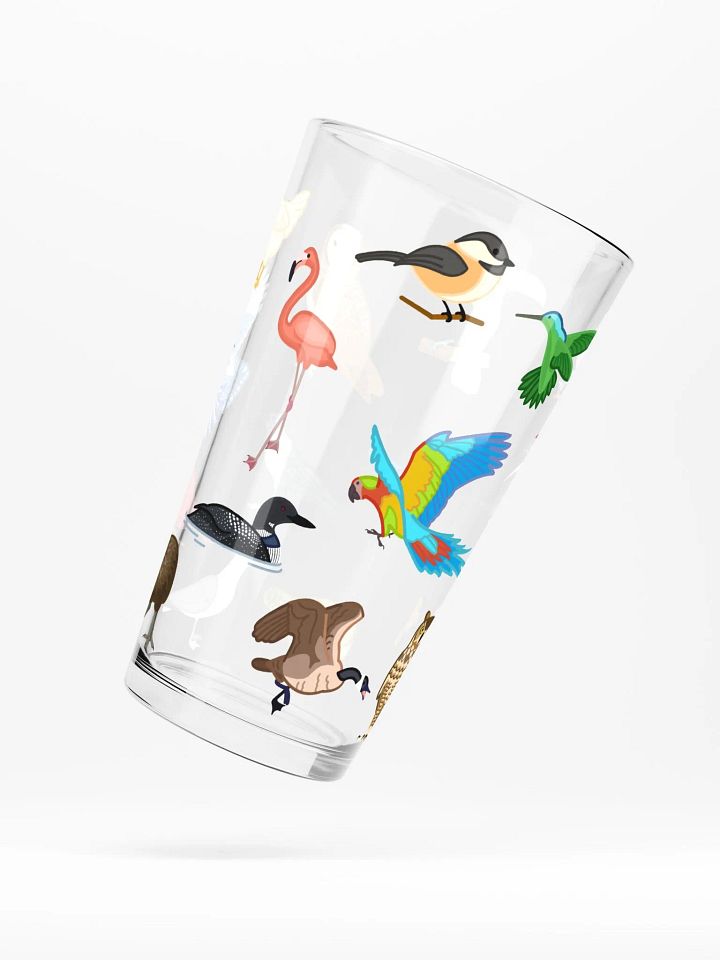 Birbs of a feather Pint Glass product image (2)