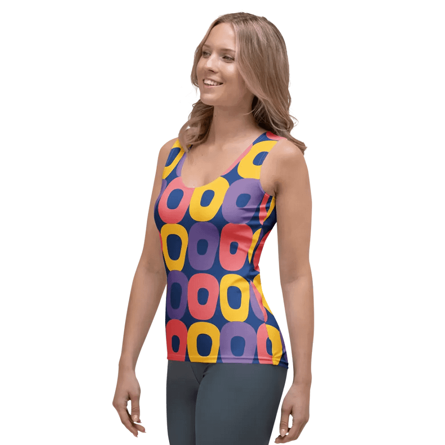 Layered Ovals Women's Tank Top product image (3)