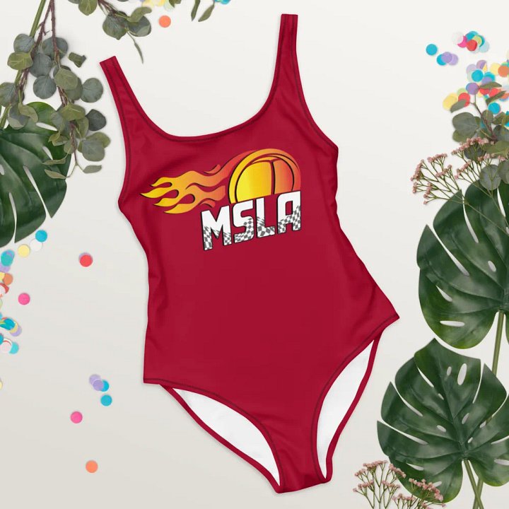 MSLA Red One-Piece Swimsuit product image (1)