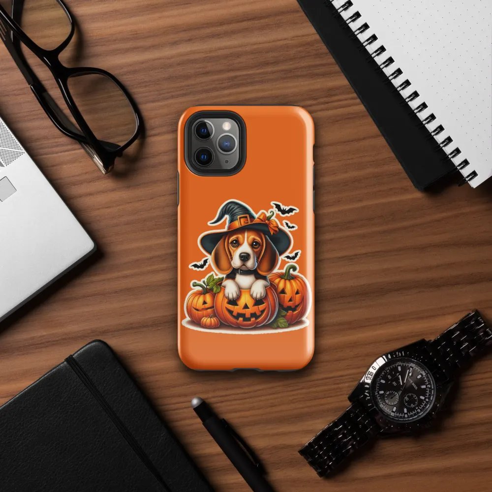 Halloween Pumpkin Beagle - iPhone Tough Case product image (32)