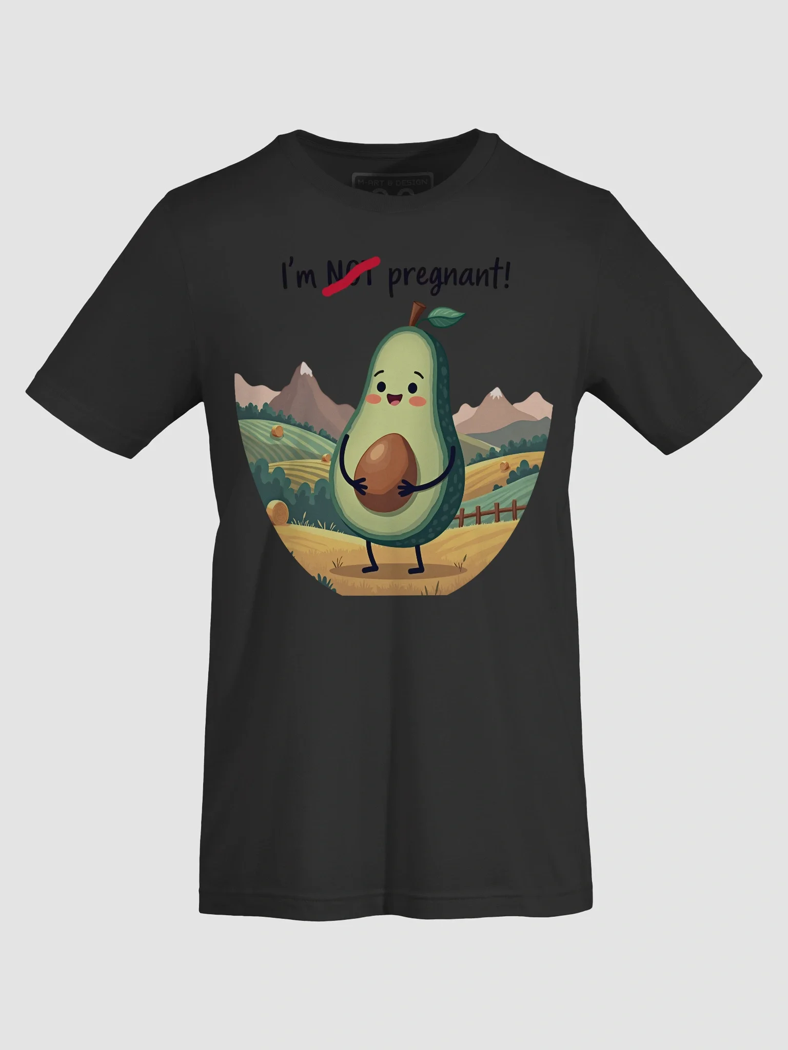 Avocado Bump Shirt – “I’m Pregnant” with Guac-Level Sass - T-Shirt product image (7)