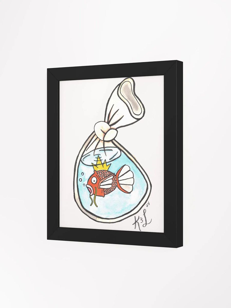 Feesh In Bag Framed Print Small Sizes product image (3)
