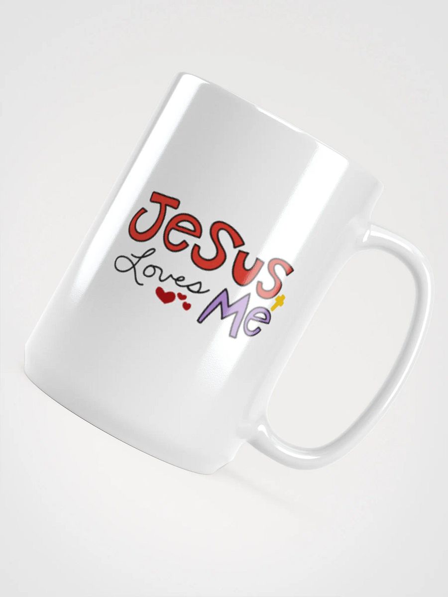 Jesus Loves Me White Ceramic Mug product image (4)