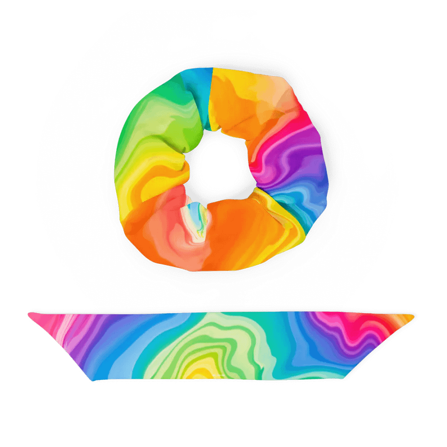 Rainbow Swirl All-Over Scrunchie product image (10)