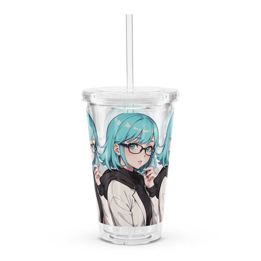 (Aqua WAIFU) K Clear Plastic Tumbler product image (3)