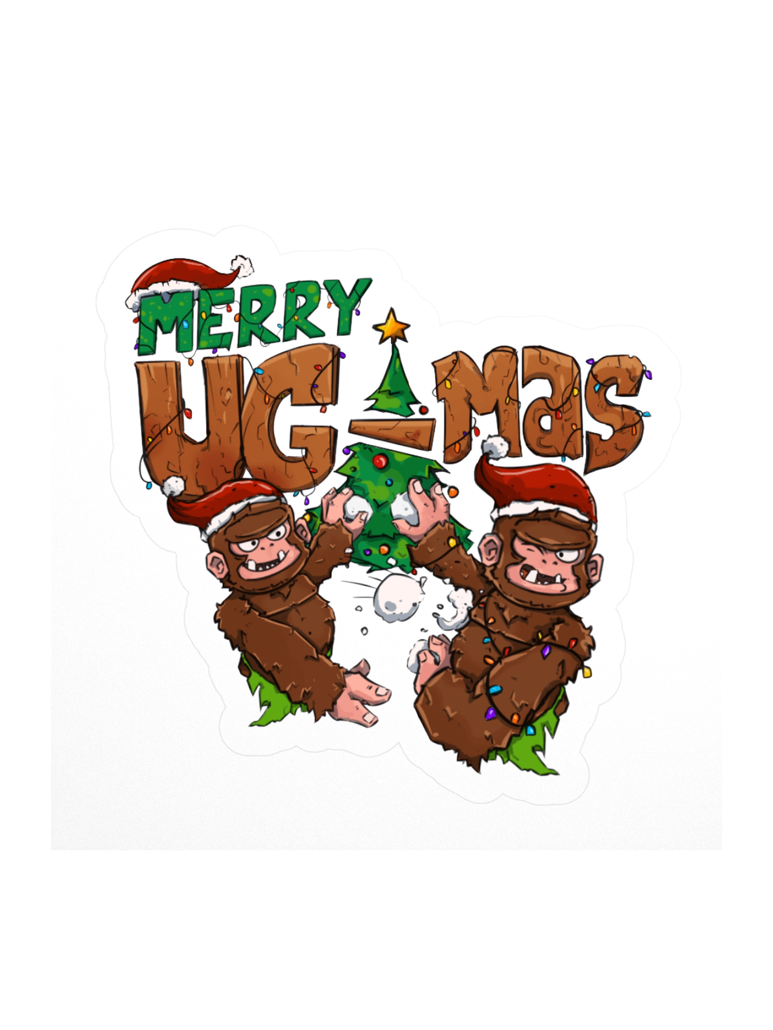 Merry UG-Mas Sticker (Limited Holiday Drop) product image (1)