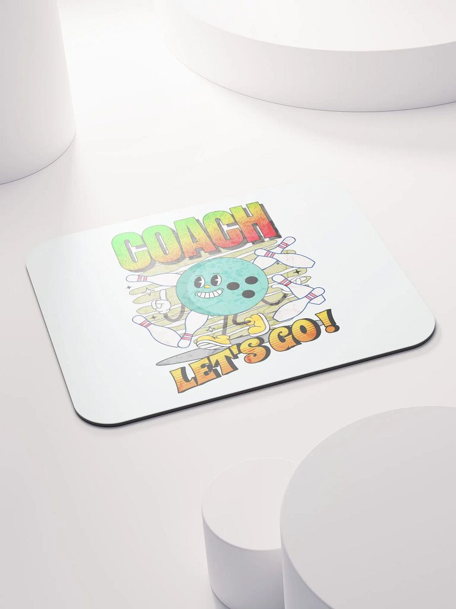 Retro Mascot Coach Bowling Enthusiastic Mouse Pad product image (4)