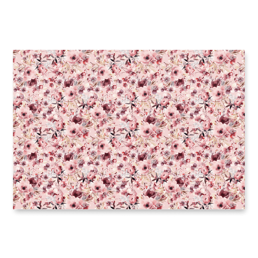 Pink Roses Garden Paper Sheets product image (2)