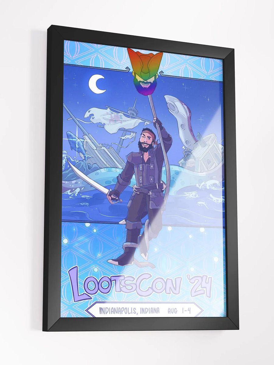 Framed LootsCon 2024 Art Print product image (3)