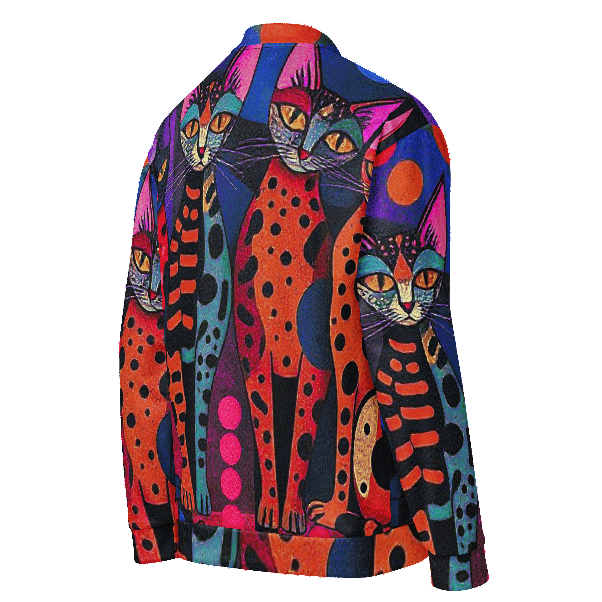 Red Cats Bomber Jacket product image (4)